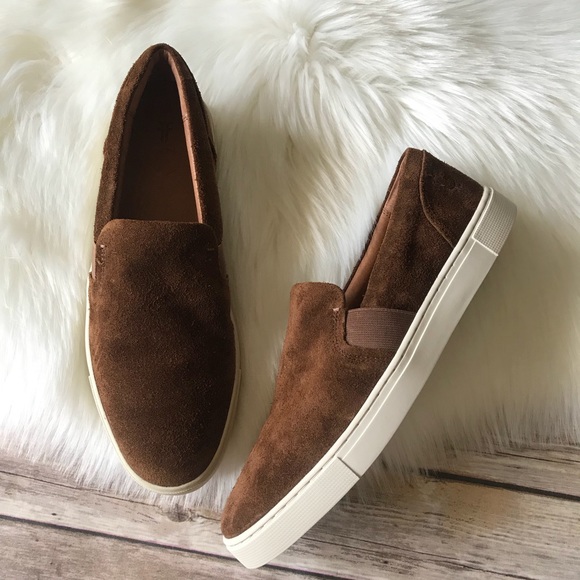 New Frye Ivy Slip On Shoes Oxfords Leather Suede - Picture 4 of 7